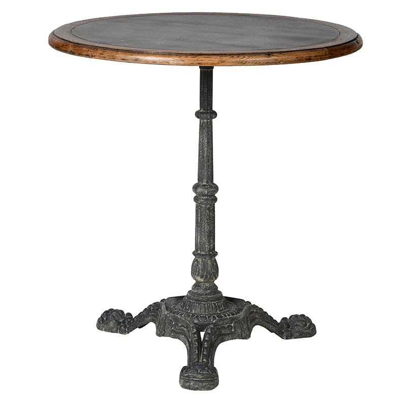 Vintage French Bistro Style Table Furniture - La Maison Chic Luxury Interiors